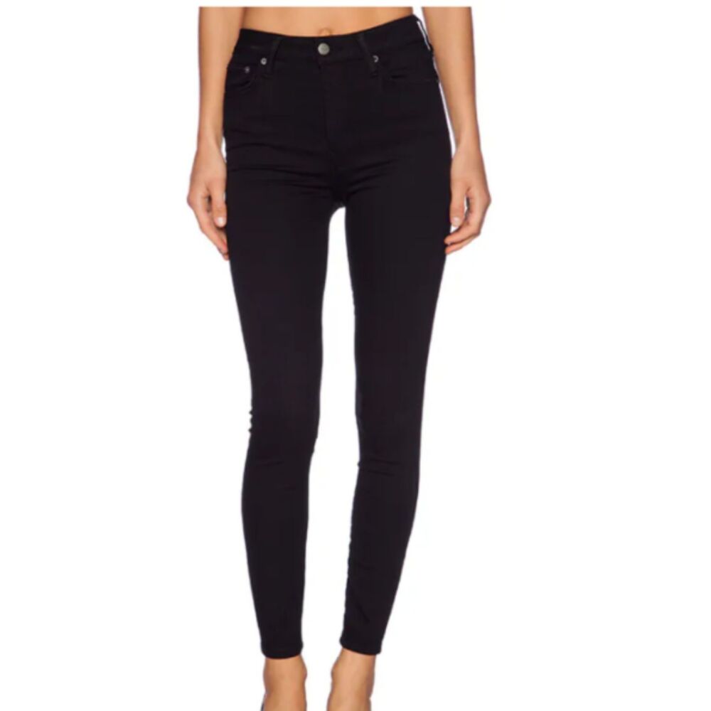Lovers + Friends Black Mason High-Rise Skinny Jeans Size 28